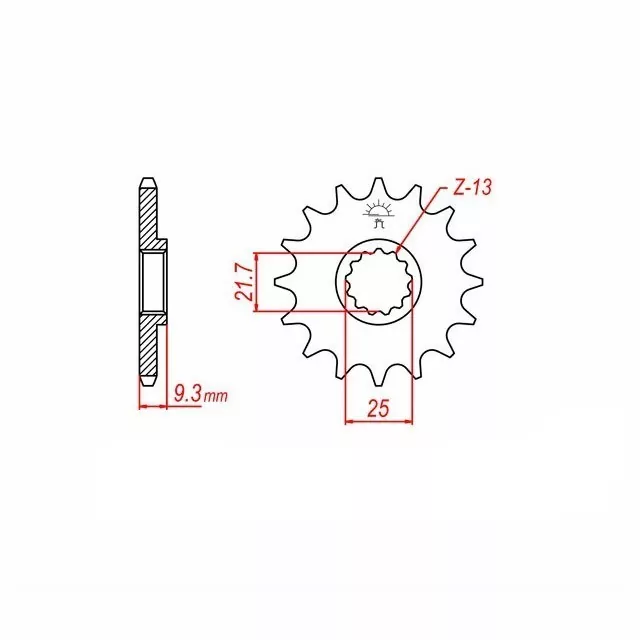 EK-Chain Kettensatz 520DEX für Kawasaki Ninja 400 Typ EX400G 18- Kawasaki Z400 Typ ER400D ab Modelljahr 2019-
