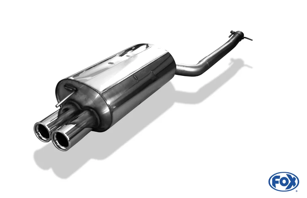 BMW E46 320d  Endschalldämpfer einflutig - 2x76 Typ 13