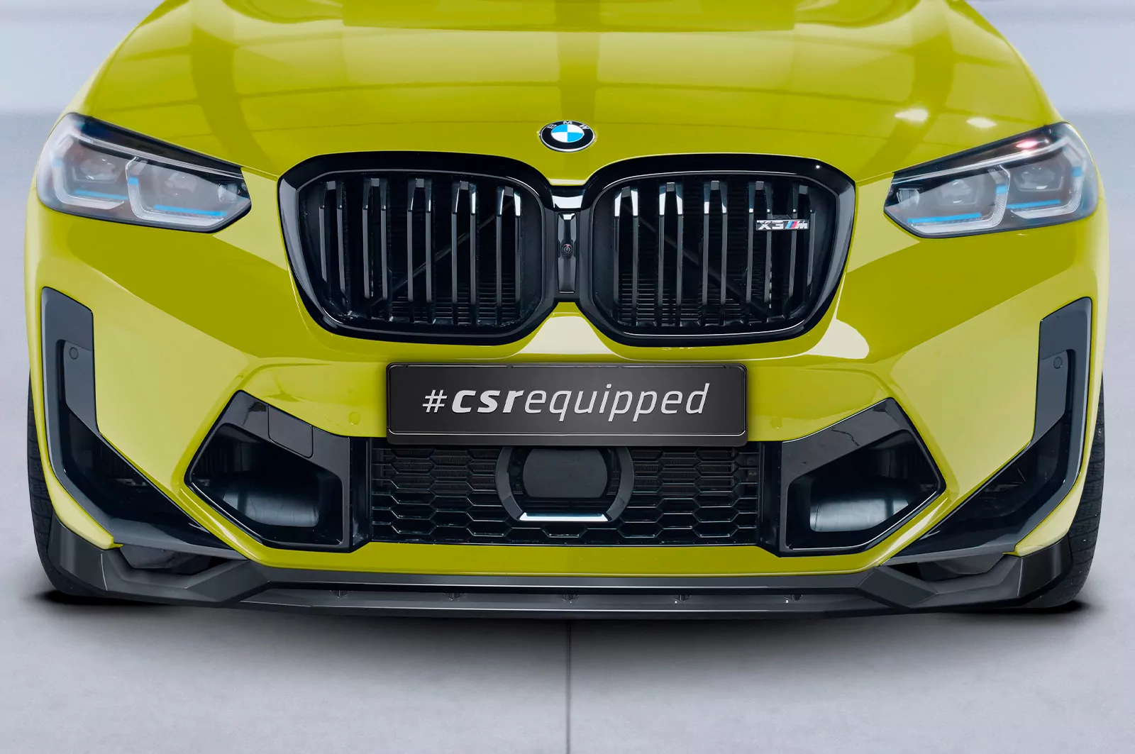 Cup-Spoilerlippe mit ABE für BMW X3 (F97) CSL678 Schwarz Strukturiert