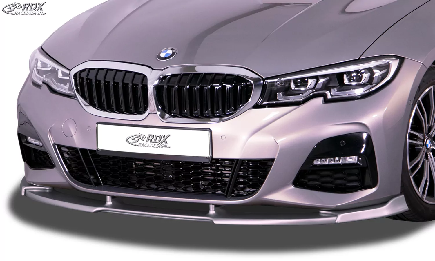 RDX Frontspoiler VARIO-X für BMW 3er G20 / G21 M-Sport und mit M-Aerodynamikpaket Frontlippe Front Ansatz Vorne Spoilerlippe