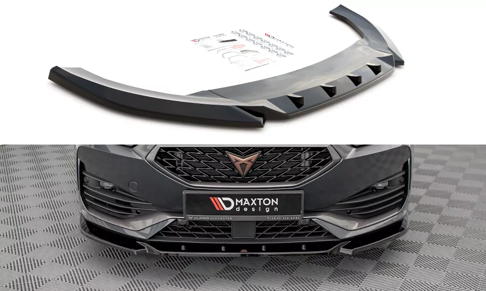Street+ Spoilerlippe Front Ansatz V.3 Passend Für Cupra Leon Mk1 