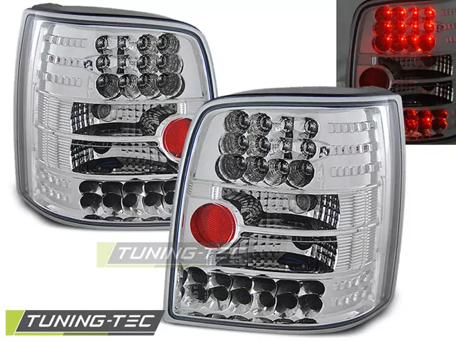 Led Tail Lights Chrome Fits Vw Passat B5 11.96-08.00 Variant