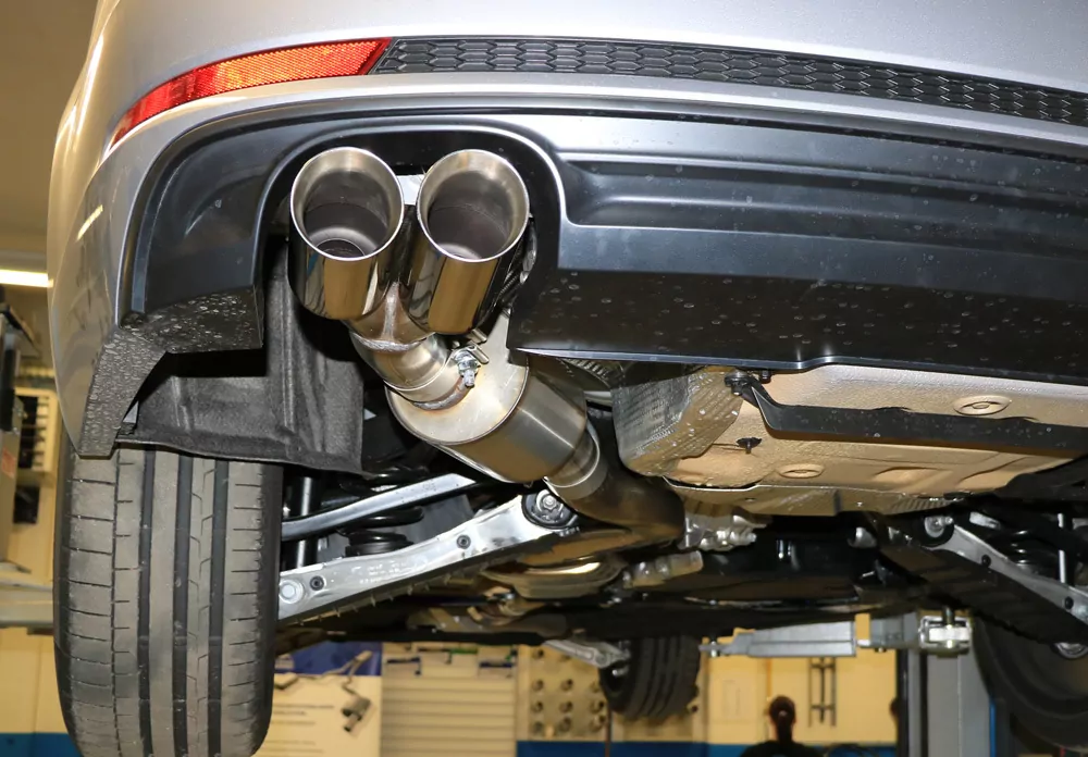 Audi A4 B9 - 3,0l TDI - quattro  Endschalldämpfer - 2x80 Typ 25