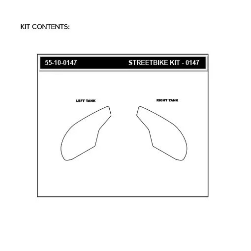 Stompgrip Traction Pad Volcano für MV Agusta Brutale 1090 RR 18-19 Klar