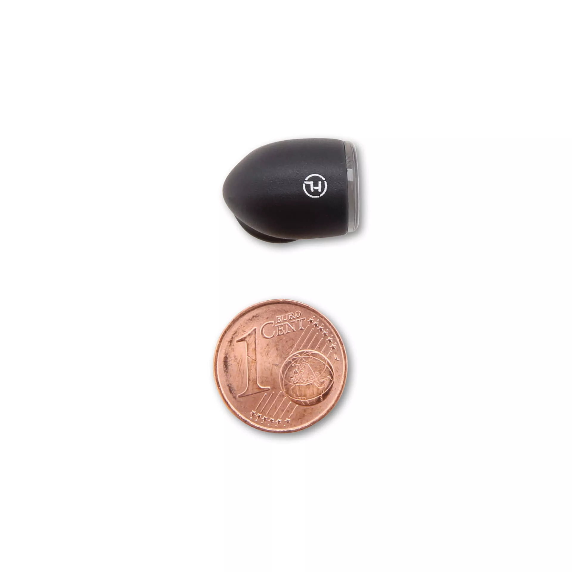 HIGHSIDER Pro Proton Two LED Blinker Gehäuse Schwarz / Linse Rauchgrau (Paar), Vorn & Hinten
