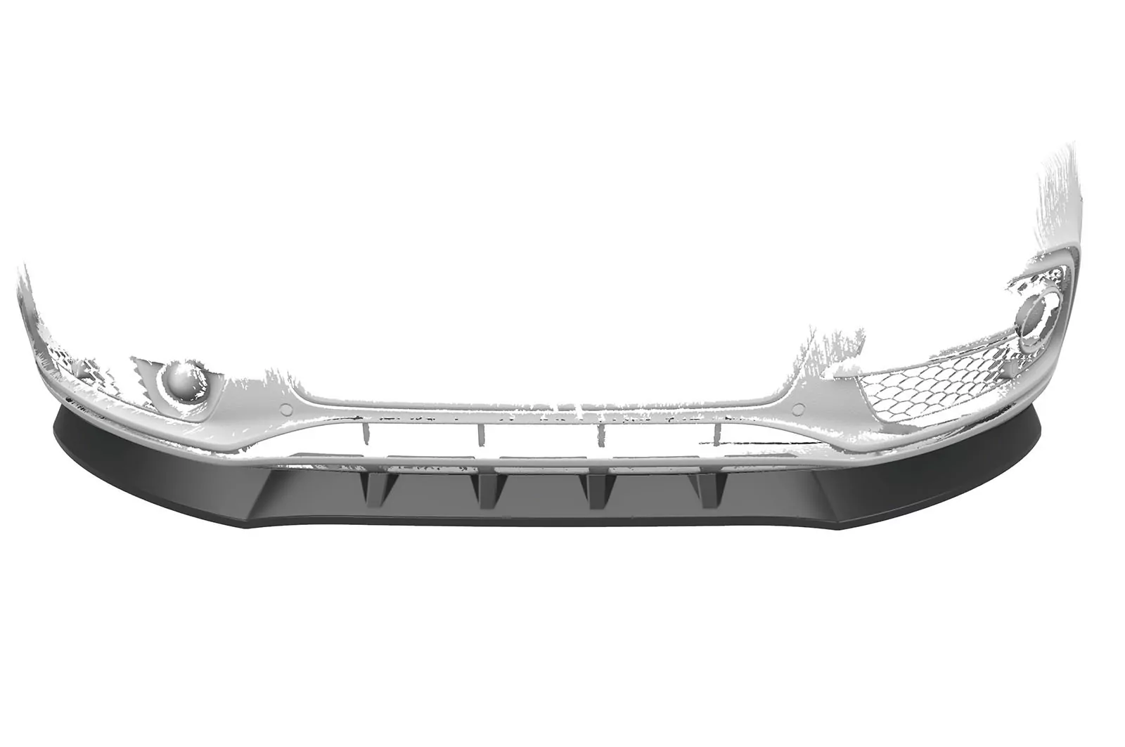 Cup-Spoilerlippe für Audi SQ5 (8R) CSL480-M Carbon Look (matt)