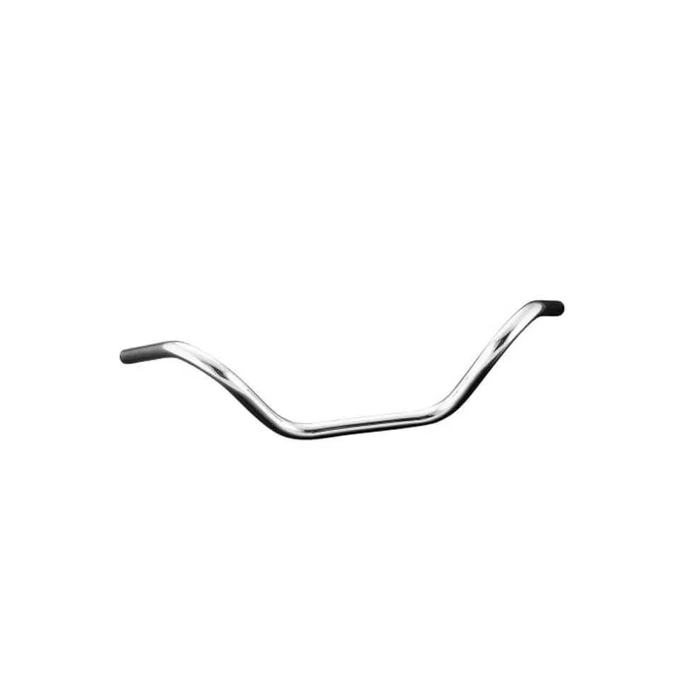 HIGHWAY HAWK Buckhorn Handlebar, 7/8 inch (22.2 mm), chrome