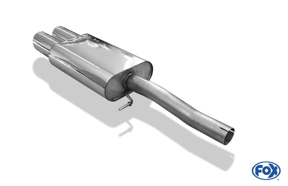 Mini Cooper S - F56 & F57  Endschalldämpfer Ausgang mittig - 2x100 Typ 25