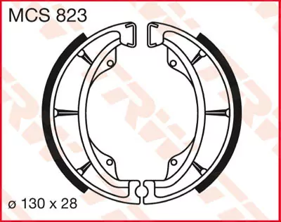 Bremsbacken Mcs823
