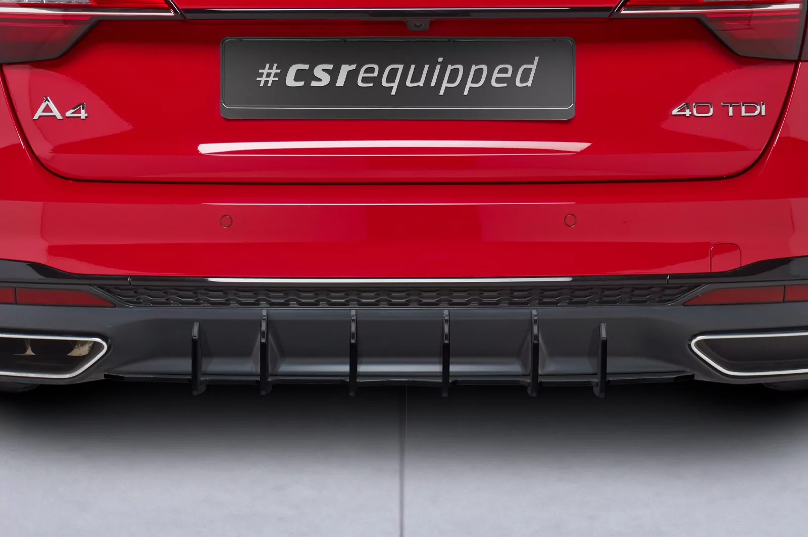 Racing Diffusor / Heckansatz für Audi A4 B9 (Typ 8W) Avant S-Line HA366