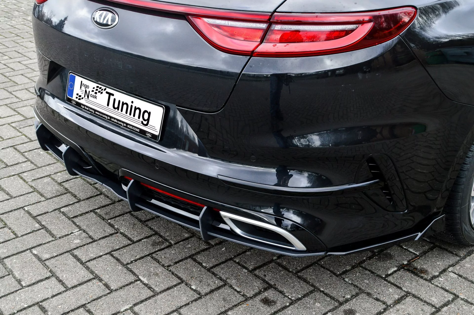 Heckdiffusor Diffusor + Seitenteilen für Kia Pro Ceed GT-Line