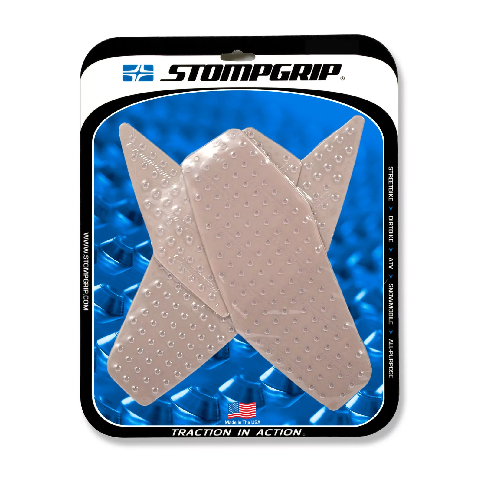 Stompgrip Traction Pad Volcano für Yamaha YZF-R6 08-16 Klar