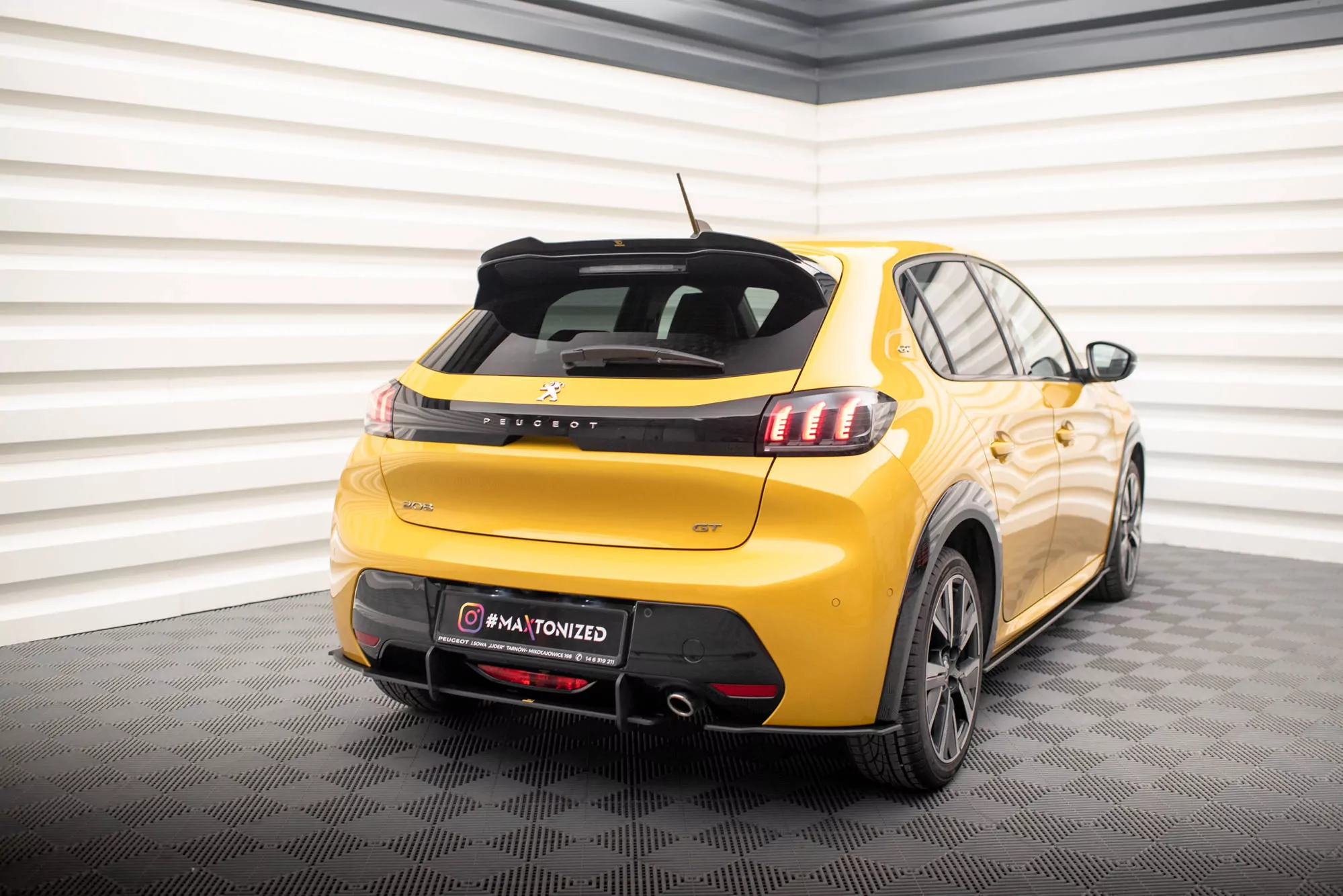 Street Pro Heck Ansatz Flaps Diffusor Für Peugeot 208 GT Mk2