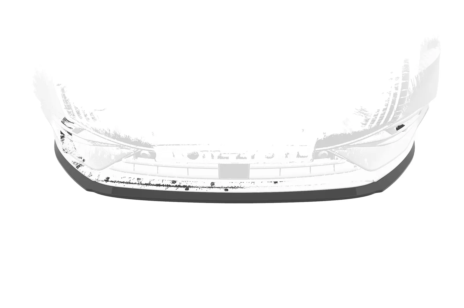 Cup-Spoilerlippe mit ABE für Seat Leon 4 (Typ KL) CSL523 Schwarz Strukturiert