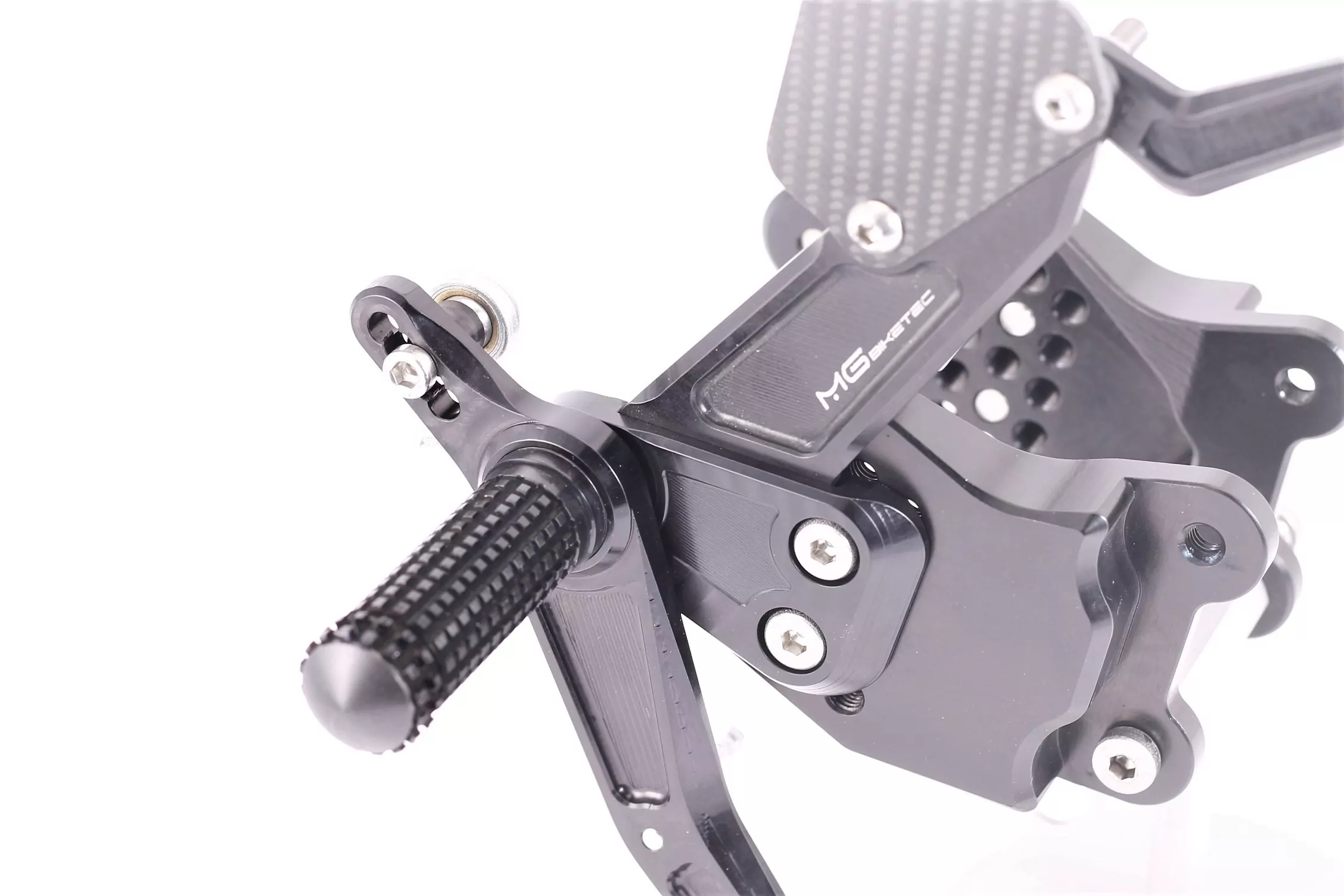 MG Biketec Sportfussrastenanlage / Rastenanlage / Fußrastenanlage mit ABE, gültig in D - A - CH für Suzuki GSX-R 1000 ab 2009-2011