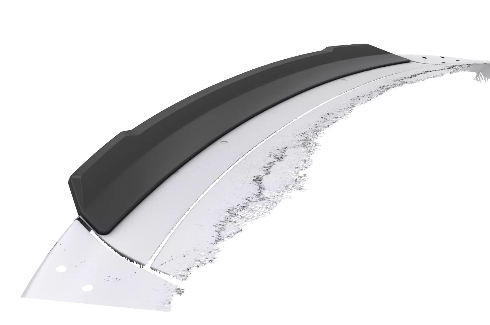 Heckflügel mit ABE für Audi R8 (4S) Spyder Lackierfreundlich (schwarz matt)