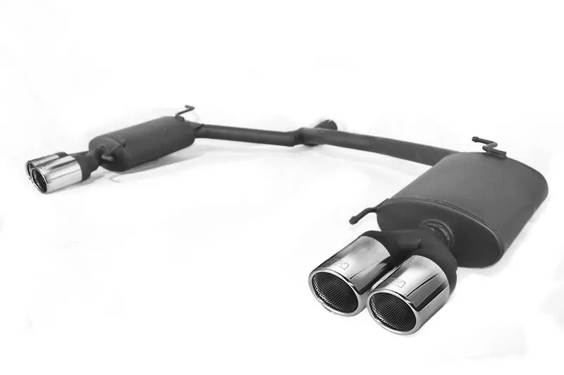 Ulter Sportauspuff für Audi A5  2008-2015 - 4 Duplex Endrohre Rund Ø70