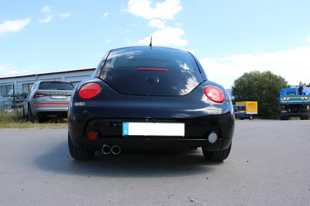 New Beetle 1C, 9C, 1Y - US-Version  Endschalldämpfer Ø63,5 - 2x76 Typ 25 für US-Modell