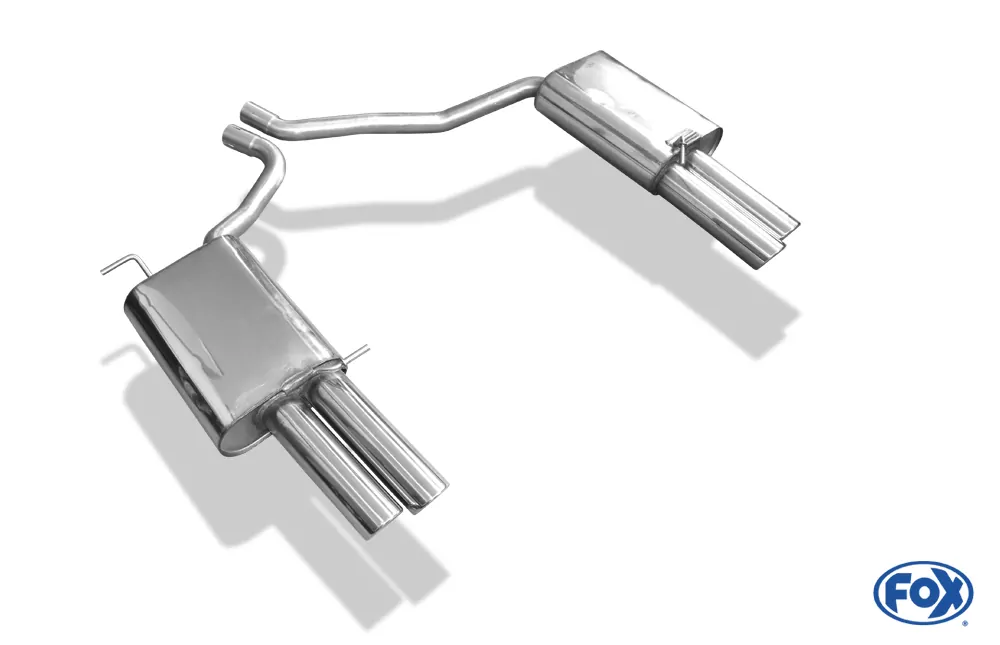 Seat Exeo 3R/ 3R ST - 2,0l TFSI  Endschalldämpfer rechts/links zweiflutig - 2x76 Typ 17 rechts/links