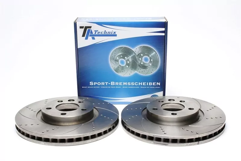 TA Technix Sport Bremsscheiben Satz Vorderachse passend für VW T5