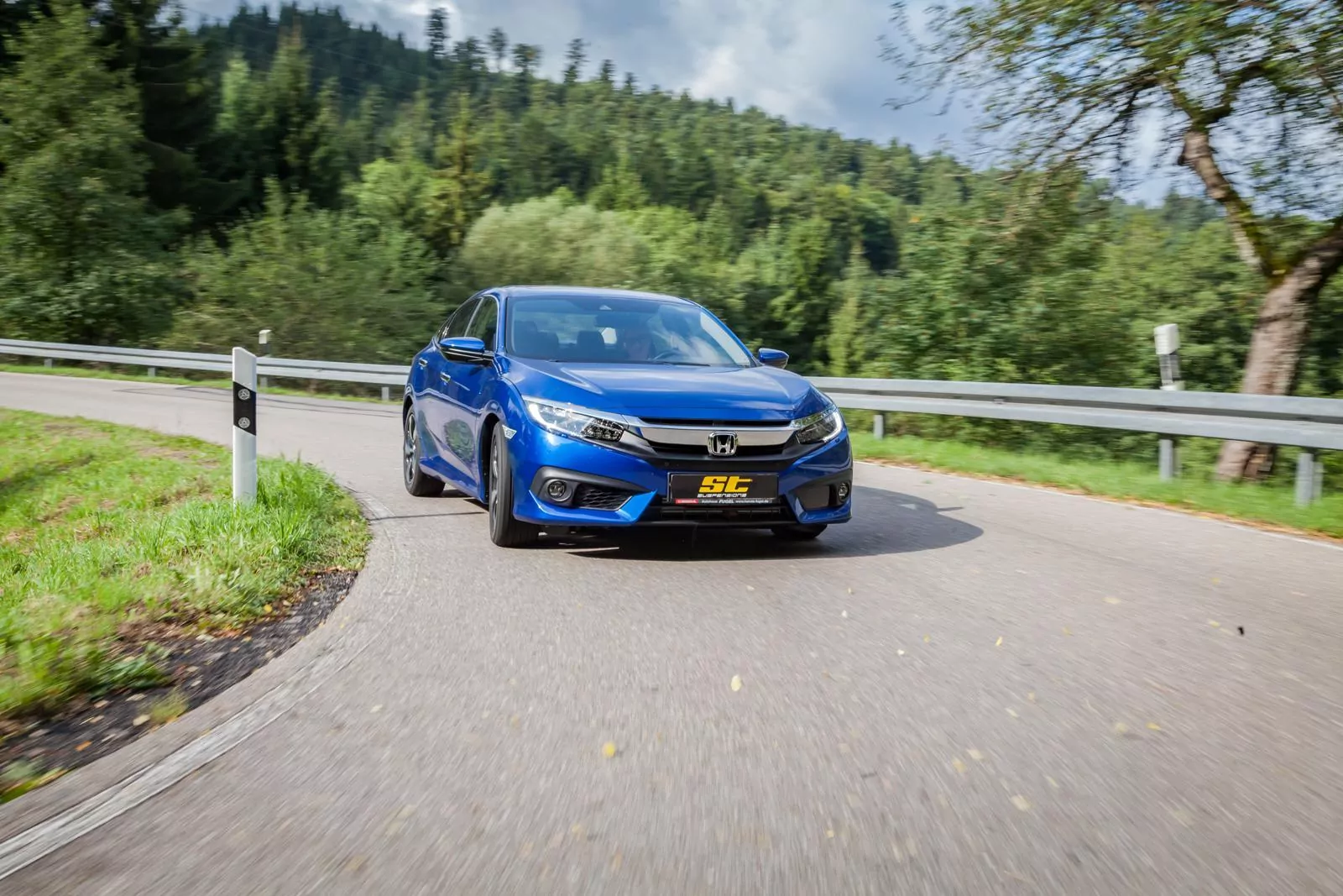 ST Gewindefahrwerk ST XTA  (härteverstellbar mit Stützlager) HONDA CIVIC X Stufenheck (FC, FK) 09/2015-