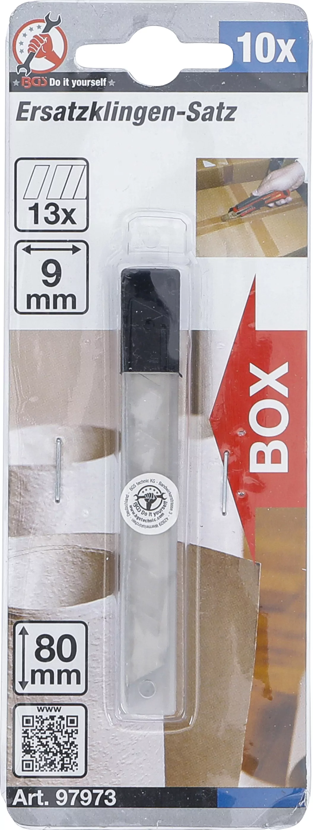 Ersatzklingen-Satz | 9 mm | 10-tlg.