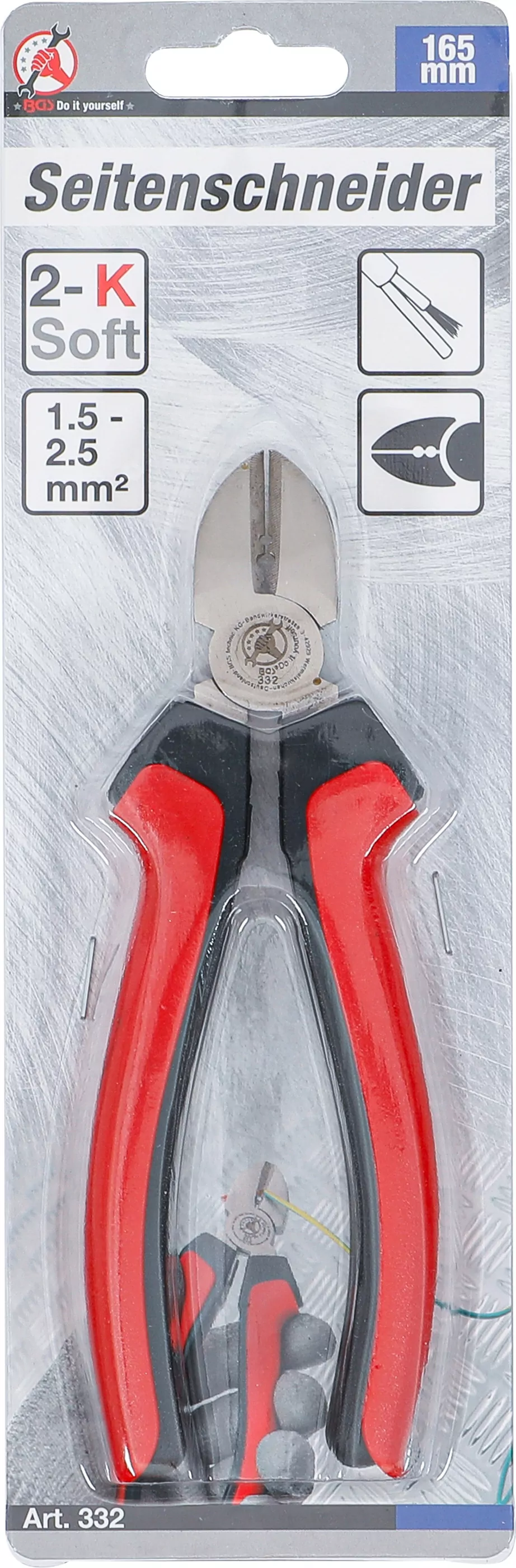 Seitenschneider | Abisolierfunktion | 165 mm