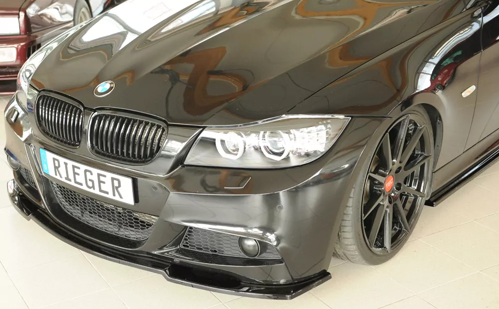 Rieger Spoilerschwert glanz schwarz für BMW 3er E91 Touring 09.08- (ab Facelift) LCI