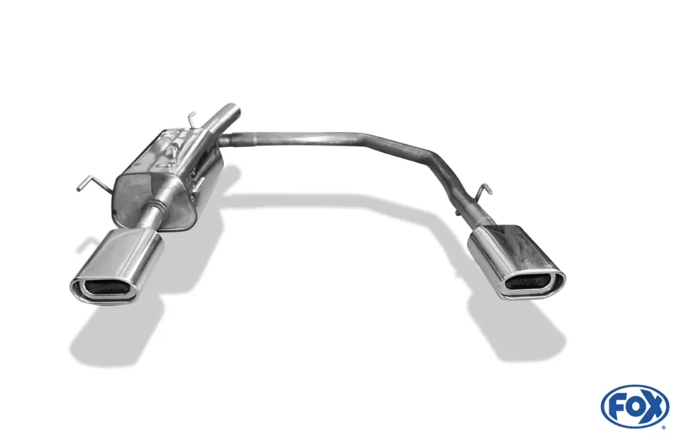 Opel Astra G Caravan  Endschalldämpfer Ausgang rechts/links - 135x80 Typ 53 rechts/links