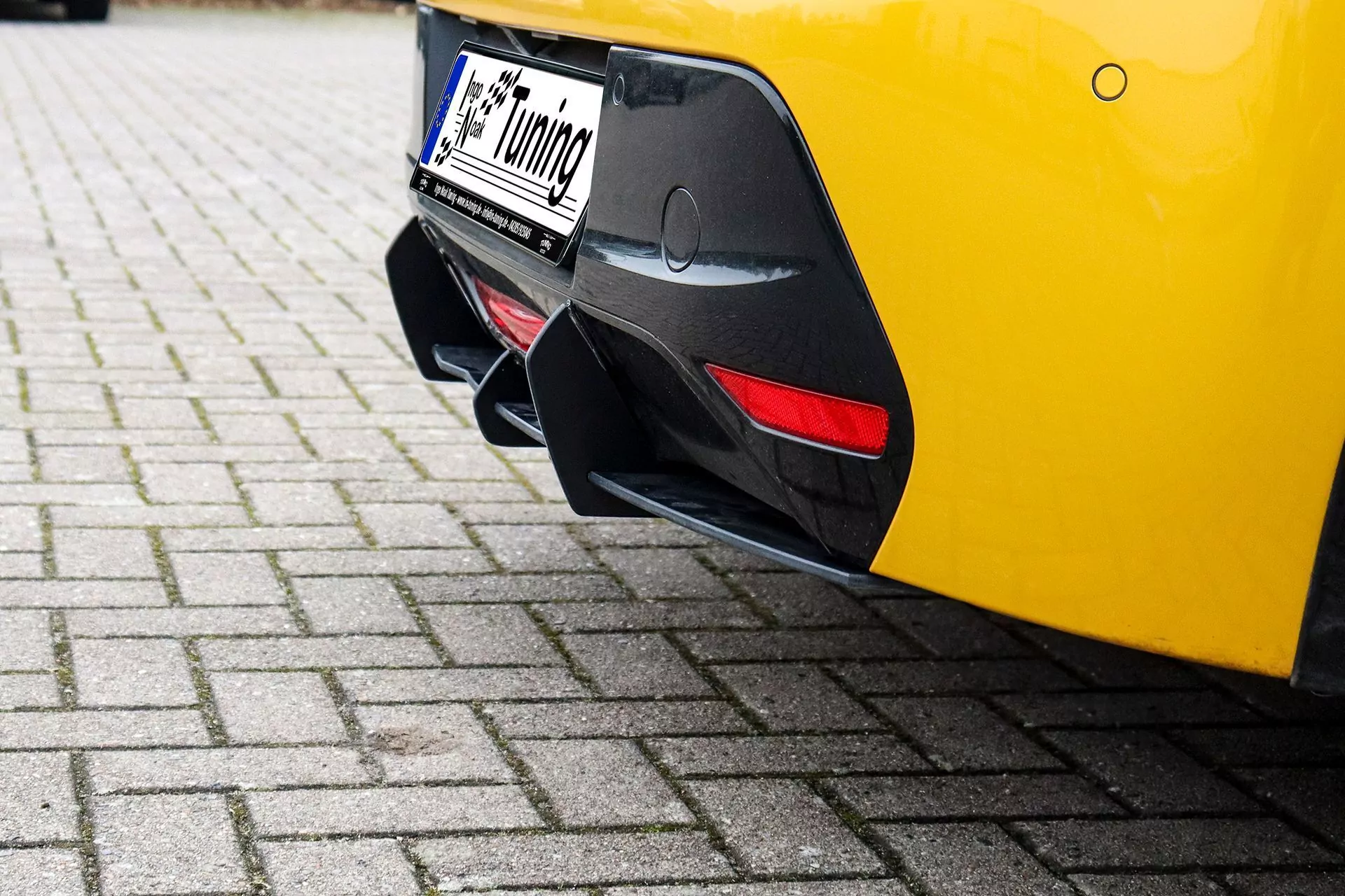 Gefräster Heckansatz für Peugeot 208 II e208 GT + GT-Line