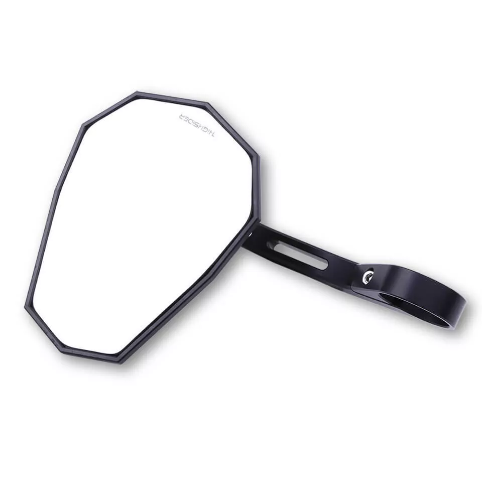 HIGHSIDER pro Stealth-X6, Lenkerendenspiegel, Lang, Matt-Schwarz (1 Stk.)