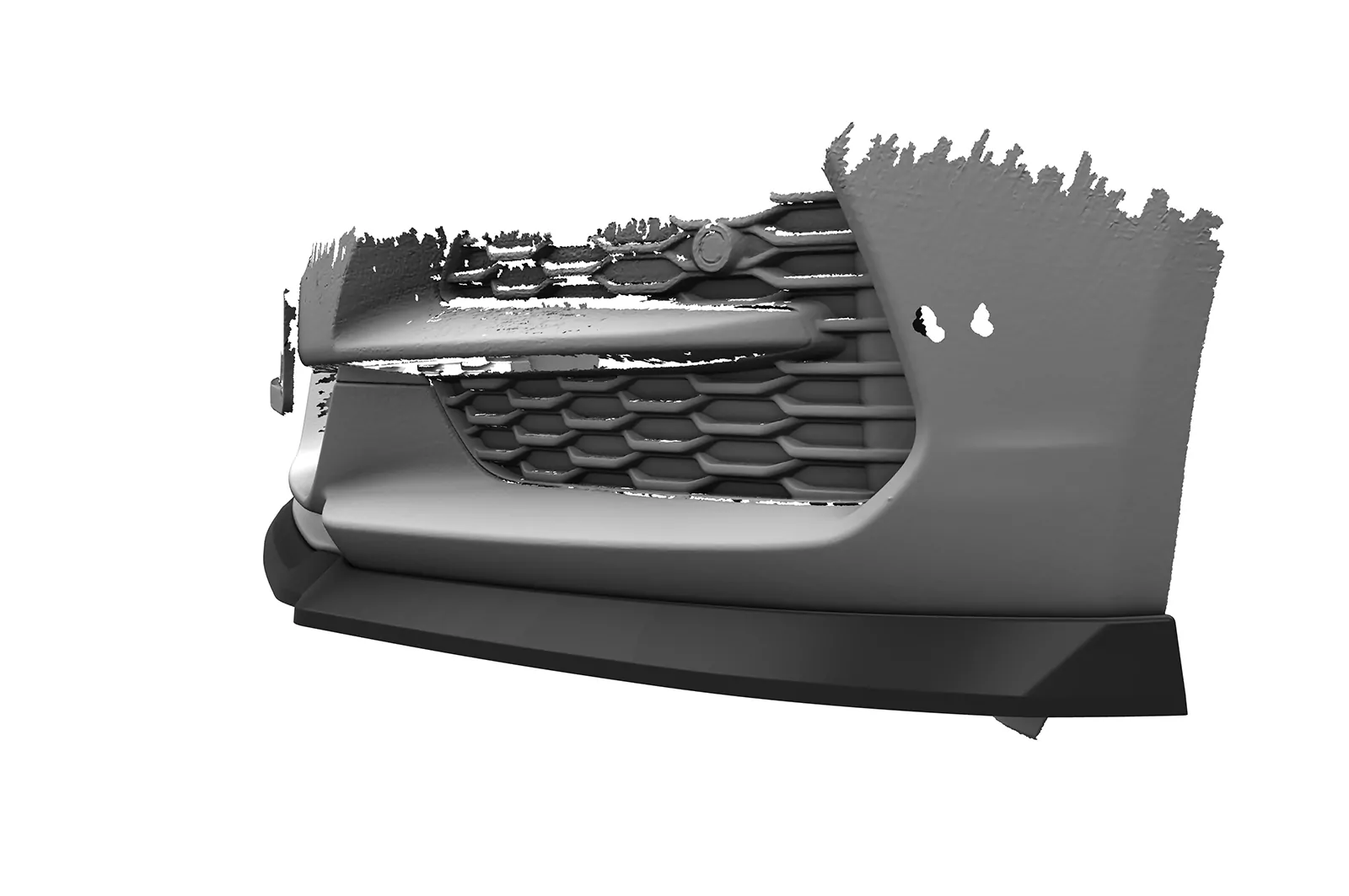 Cup-Spoilerlippe mit ABE für Jaguar XE (X760) CSL845 Schwarz Strukturiert