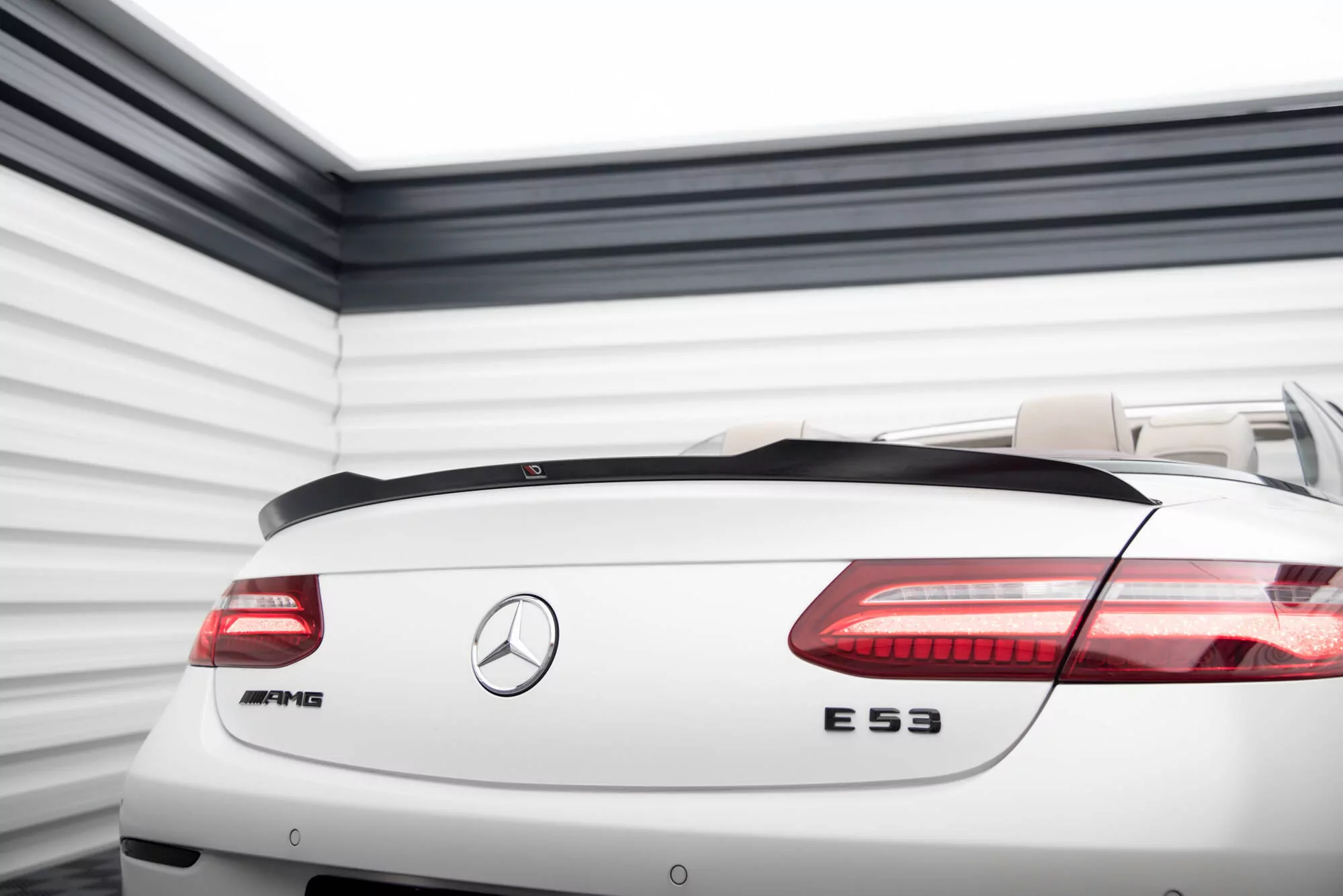 Spoiler CAP Für Mercedes-Benz E Cabriolet AMG-Line / E53 AMG A238 Schwarz Hochglanz