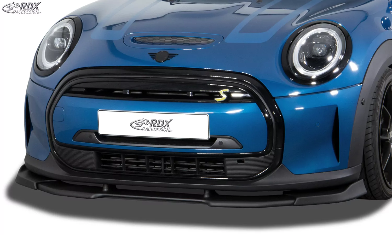 RDX Frontspoiler VARIO-X für MINI Cooper F55, F56, F57 (2020+) Frontlippe Front Ansatz Vorne Spoilerlippe