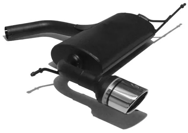 Ulter Sportauspuff für Volkswagen Scirocco III 2008-2013 - 1 Endrohr Rund Ø90