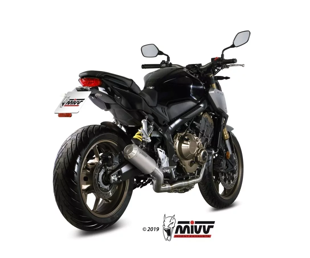 MIVV MK3 Edelstahl Honda CBR 650 R ´19-21/Honda CB 650 R ´19-21