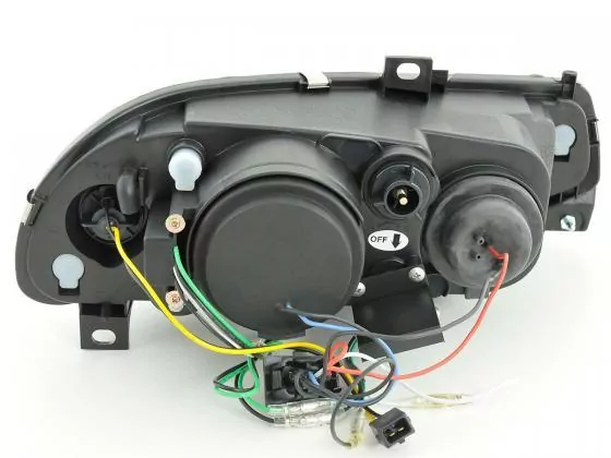 Scheinwerfer Set Daylight LED TFL-Optik Alfa Romeo 156 Typ 932 Bj. 98-02 chrom