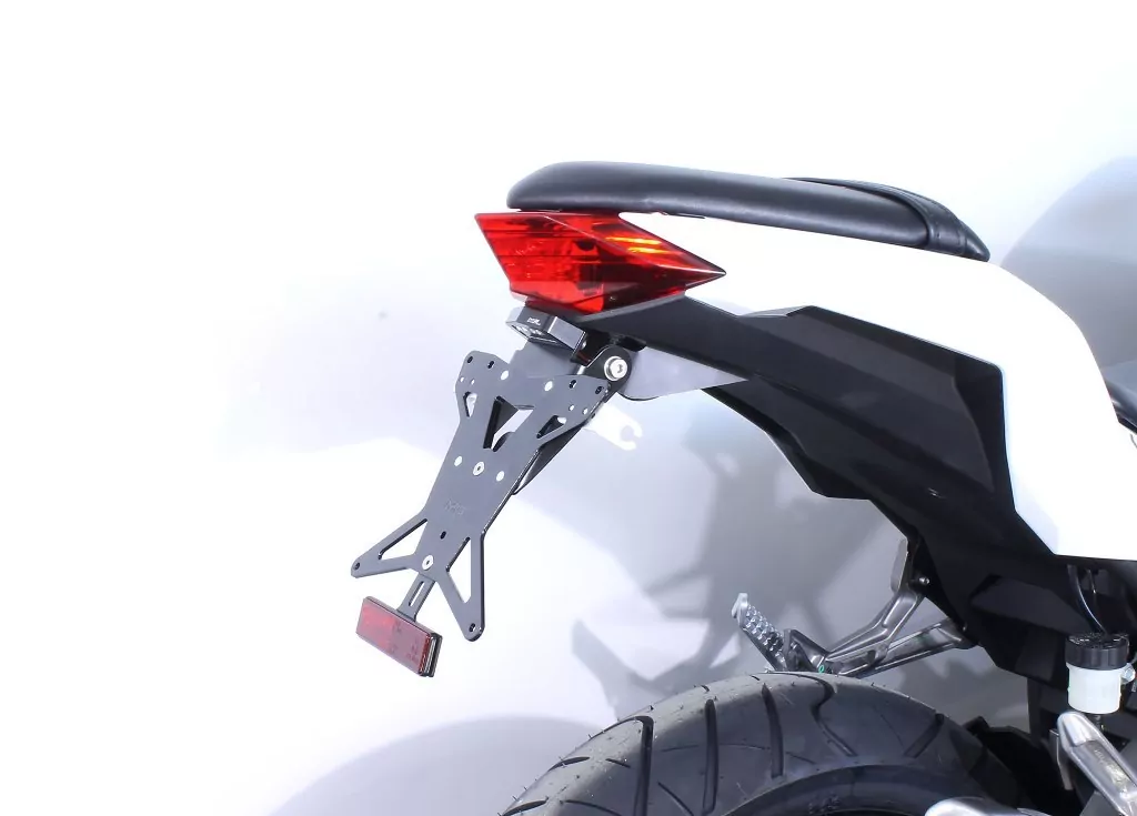 Kurzes Heck - Kennzeichenträger - Kennzeichenhalter für Kawasaki Ninja 300 ab 2013