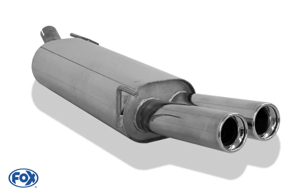 VW Golf III + IV Cabriolet  Endschalldämpfer - 2x76 Typ 13