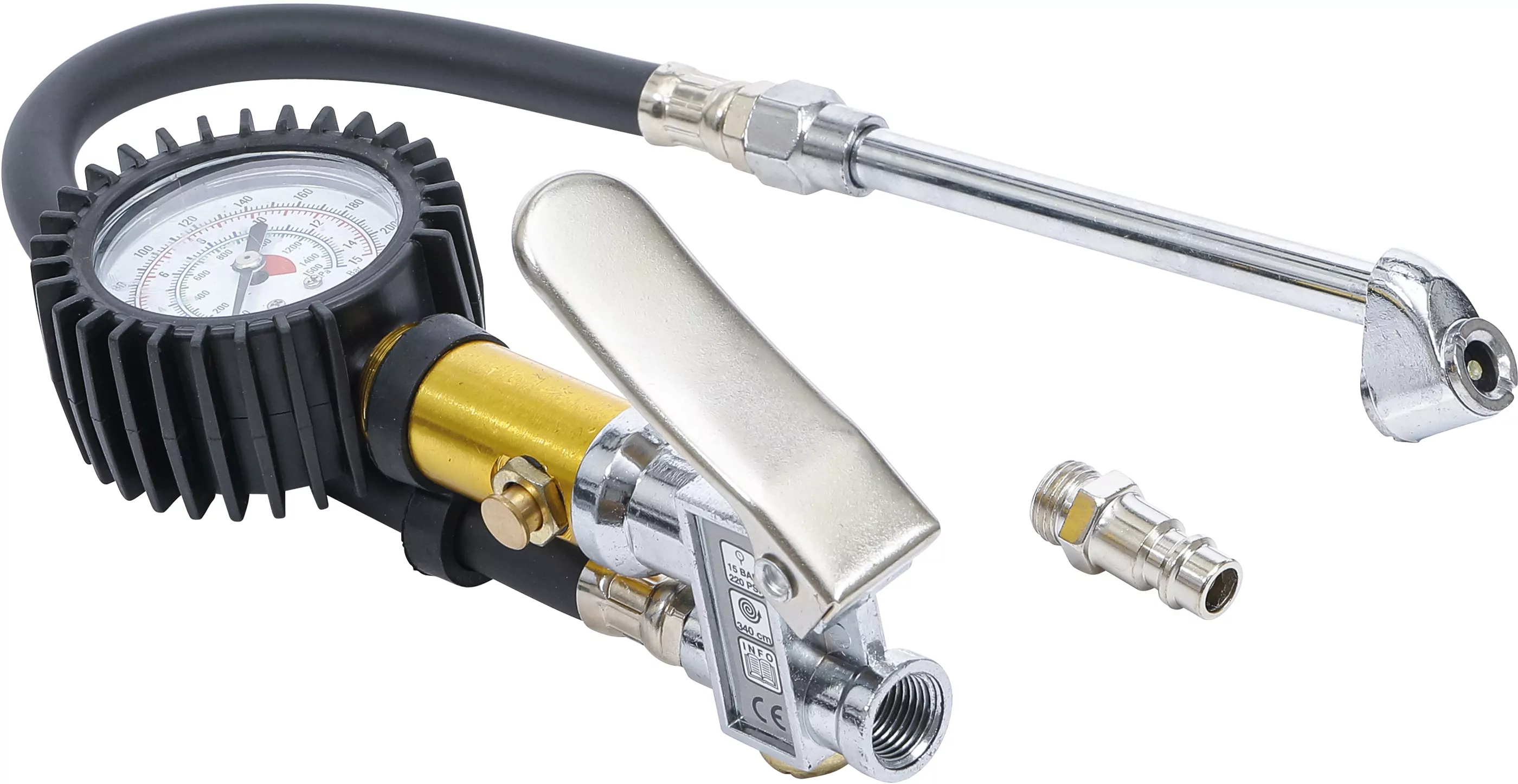 Druckluft-Reifenfüller | 0 - 15 bar