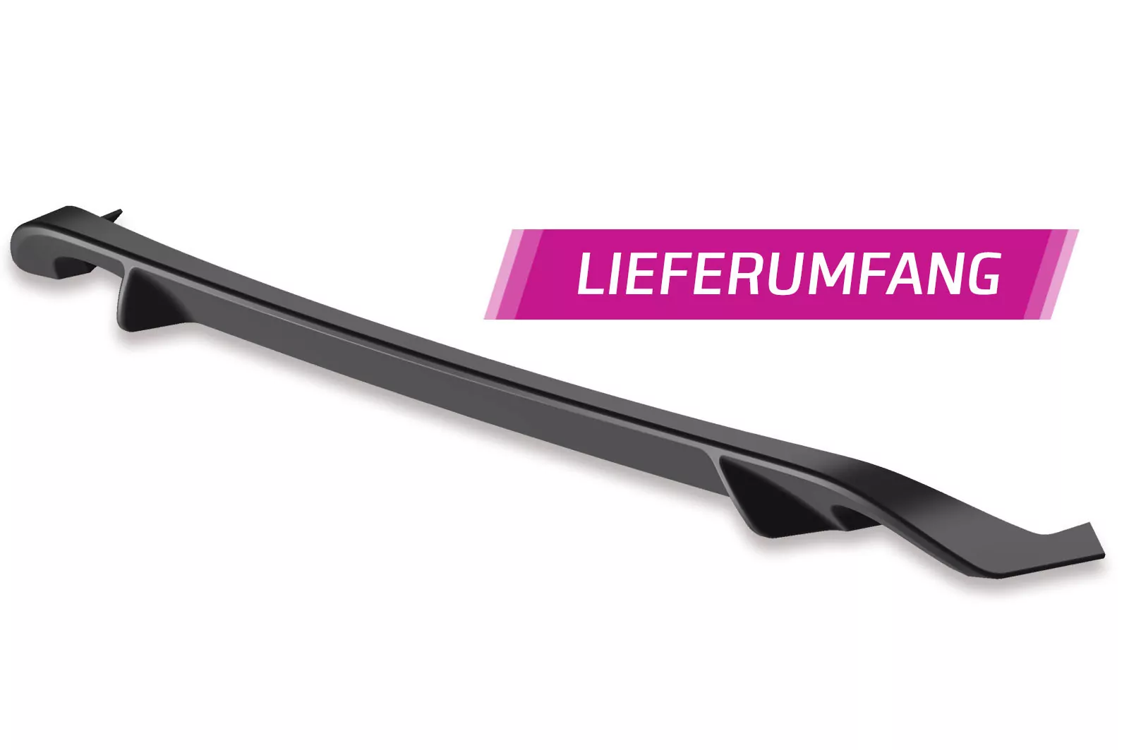 Heckansatz für VW Golf 6 HA044-M Carbon Look (matt)