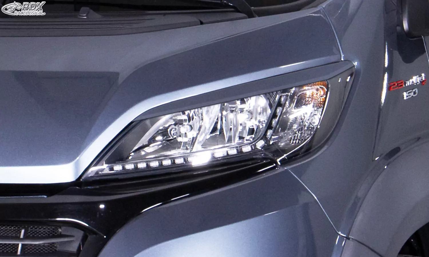 RDX Scheinwerferblenden für CITROEN Jumper, FIAT Ducato, OPEL Movano, PEUGEOT Boxer Böser Blick