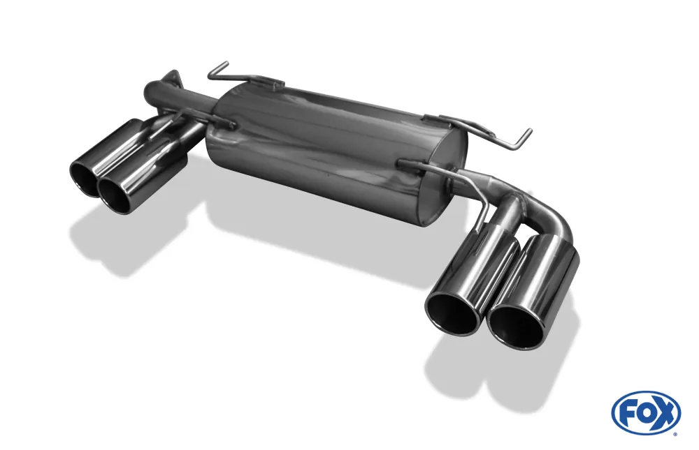 Subaru Impreza GRF 4x4 - WRX  Endschalldämpfer quer Ausgang rechts/links - 2x100 Typ 12 rechts/links