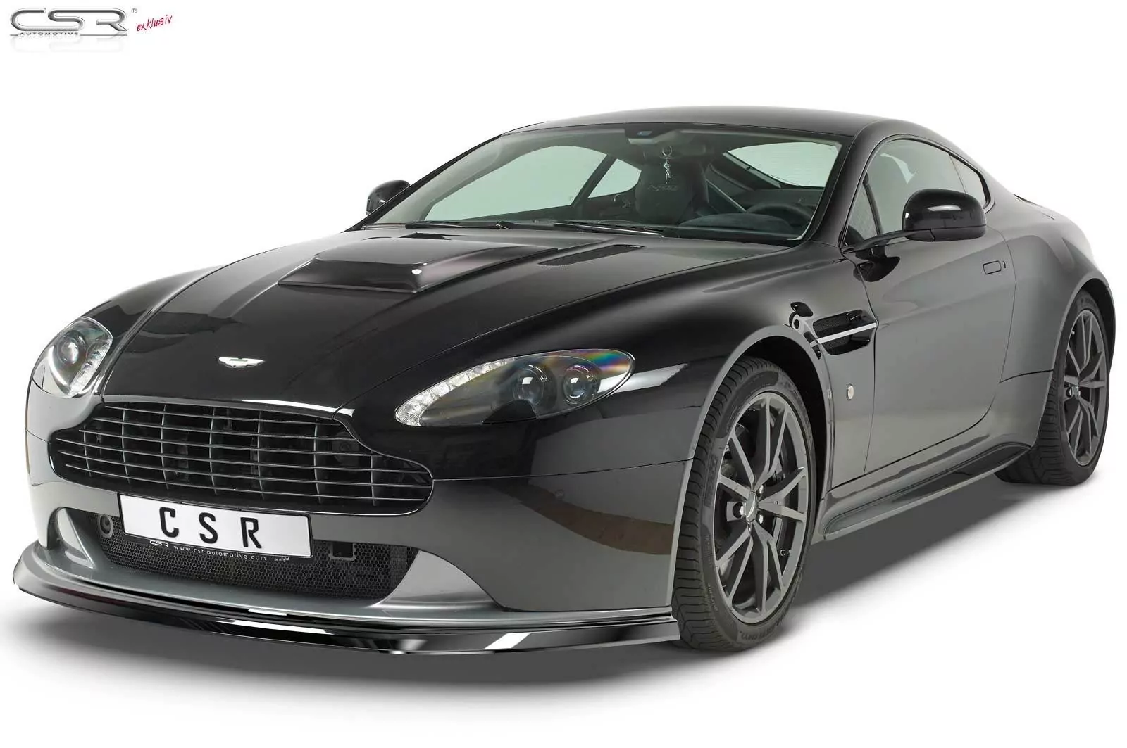 Cup-Spoilerlippe mit ABE für Aston Martin Vantage CSL392-M Carbon Look (matt)