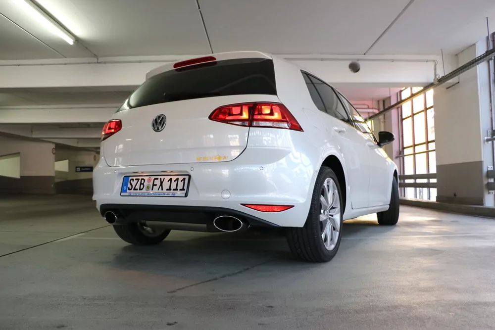 VW Golf VII  - Einzelradaufhängung  Endschalldämpfer rechts/links - 160x90 Typ 38 rechts/links