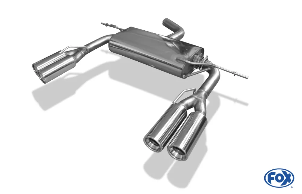 VW Eos V6  Endschalldämpfer Ausgang rechts/links - 2x80 Typ 13 rechts/links