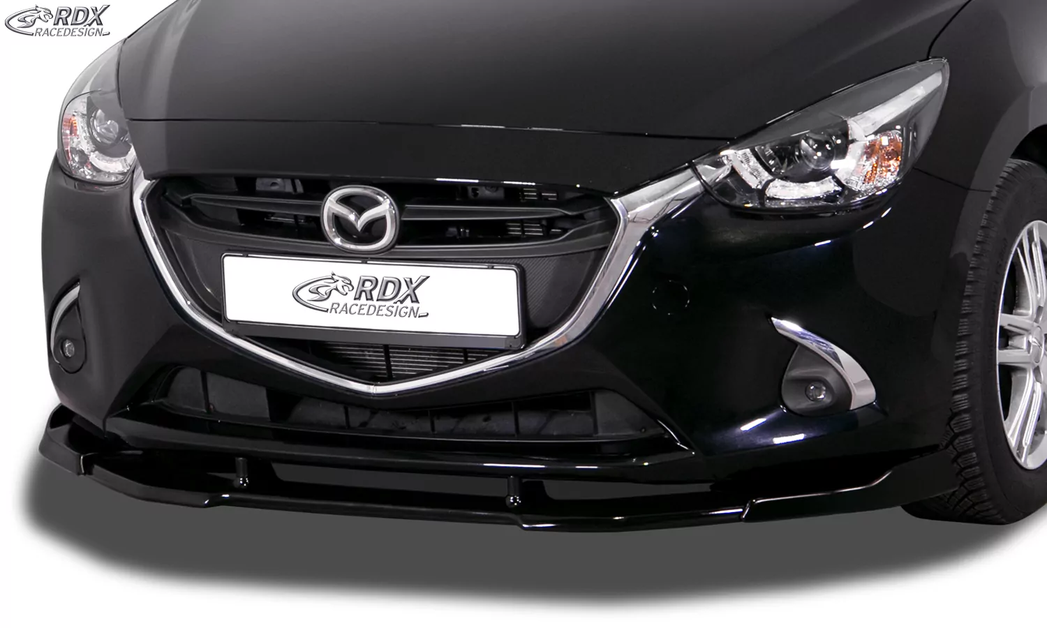 RDX Frontspoiler VARIO-X für MAZDA 2 (DJ) 2014-2020 Frontlippe Front Ansatz Vorne Spoilerlippe