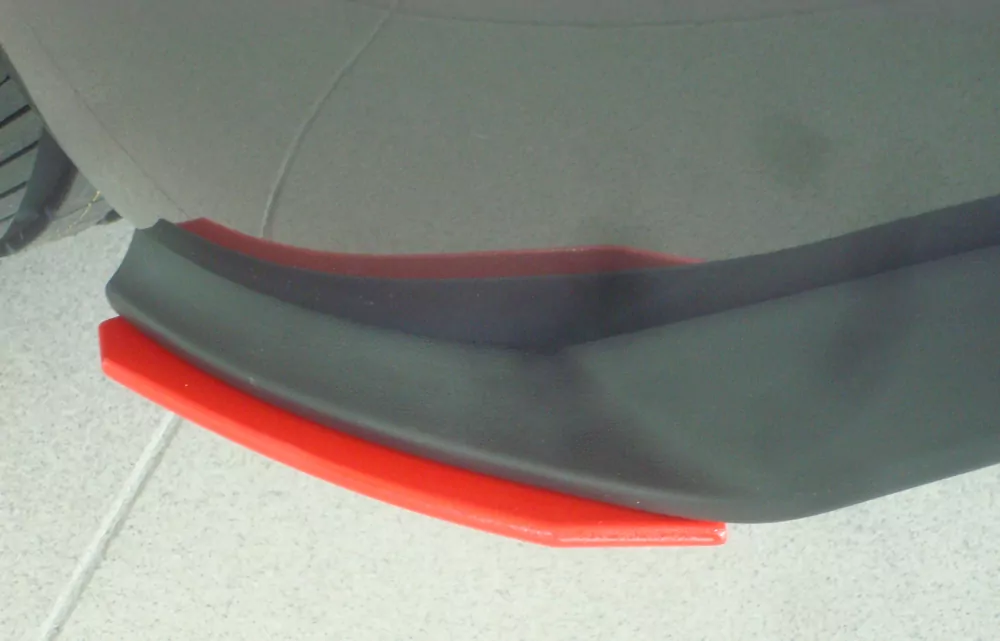 Rieger Heckschürzenansatz seitlich links für VW Golf 7 GTI | 3-tür. 02.17- (ab Facelift) für orig. Heckeinsatz