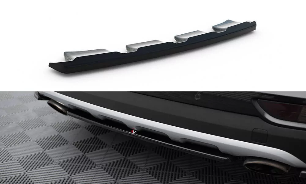 Mittlerer Diffusor Heck Ansatz Passend Für Passend Für KIA SPORTAGE Mk4 GT-Line Schwarz Hochglanz Schwarz Hochglanz