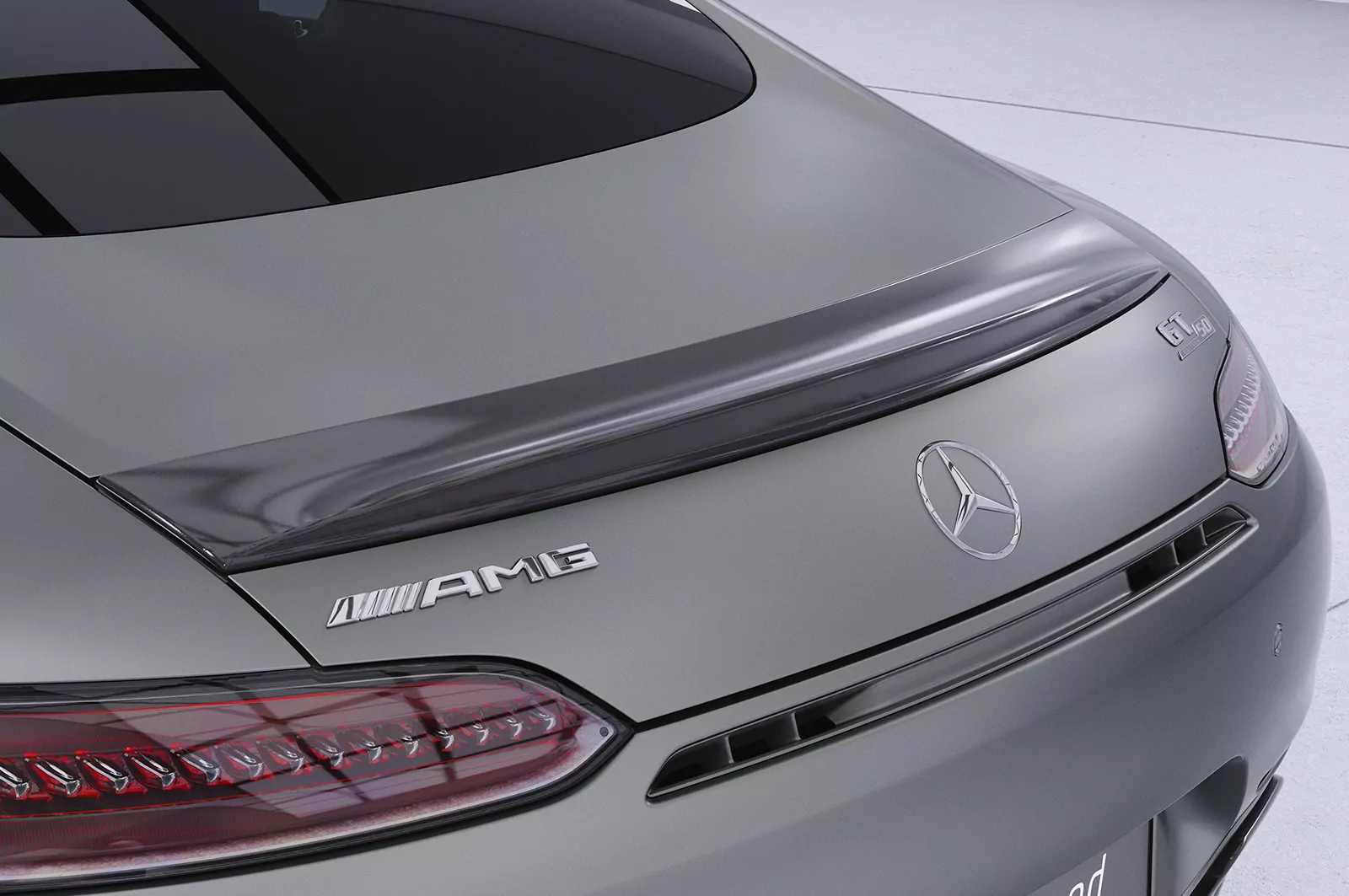 Heckflügel mit ABE für Mercedes-Benz AMG GT (190) HF159 Schwarz Strukturiert